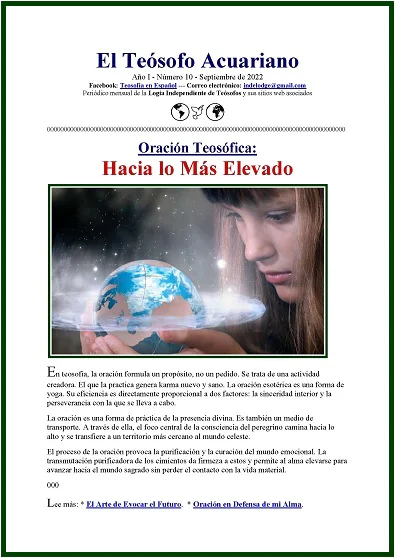 El Teósofo Acuariano 010, Septiembre de 2022